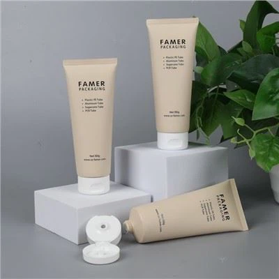 Recipientes de tubos de PE verde para cosméticos 50 ml